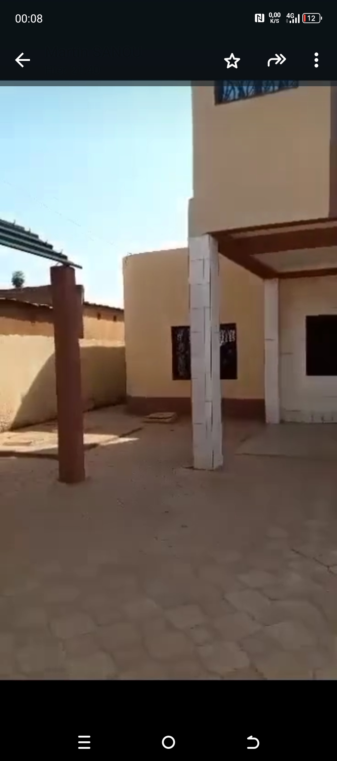 Appartement R+1 à vendre à Ouagadougou