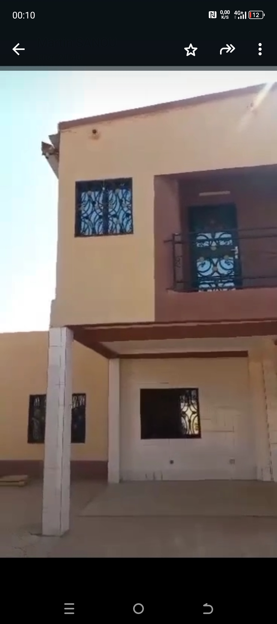 Appartement R+1 à vendre à Ouagadougou