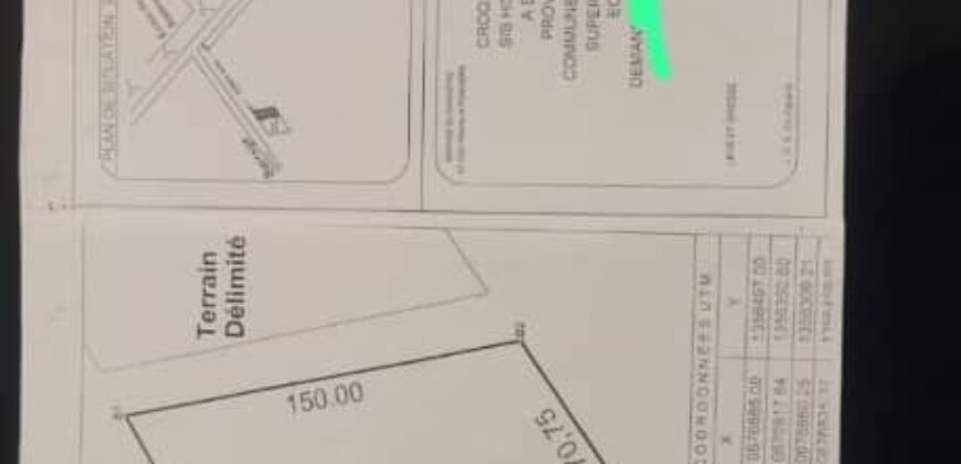 Terrain de 3 hectares à vendre – Koubri Barnongo, Ouagadougou