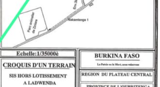 Terrain de 2,46 hectares à vendre à Ziniaré – Burkina Faso